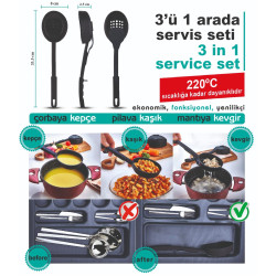 3 İN 1 SERVİCE SET